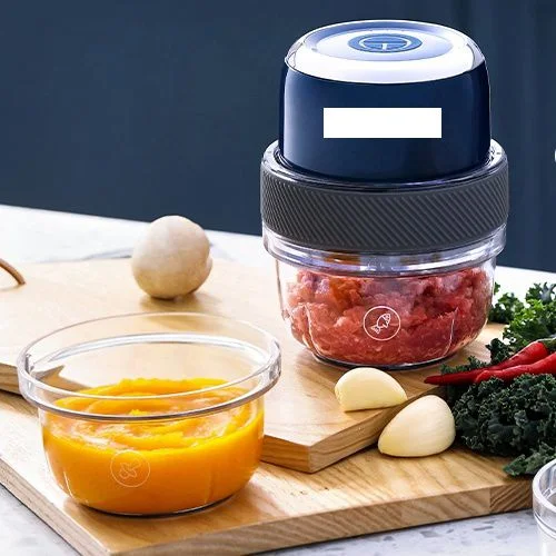 British Mofly Garlic Pound Mini máquina auxiliar Mincer carne Casa Máquina de cocina eléctrica de la máquina mágica del puré de ajo pequeño