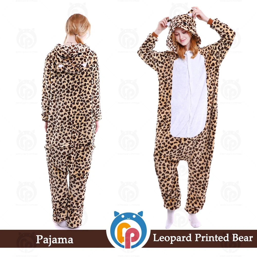 En Stock franela caliente en invierno Onesie Sexy Pijama para mujeres