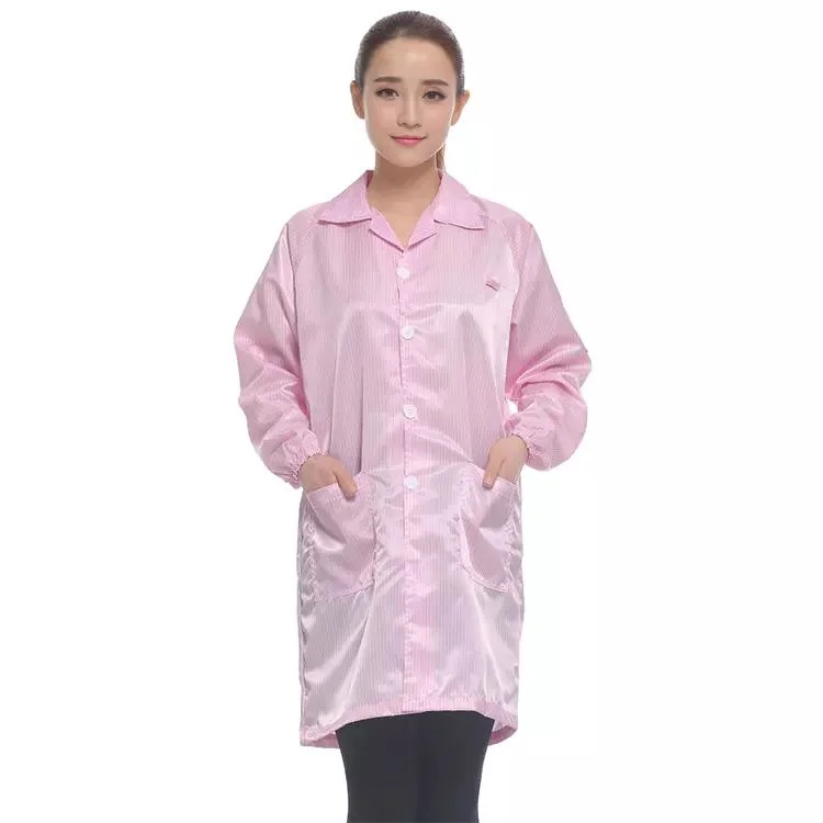 Hot Sale Chinese Factory Antistatic Clothes Cleanroom Overall ESD Smock ESD Working Clothes