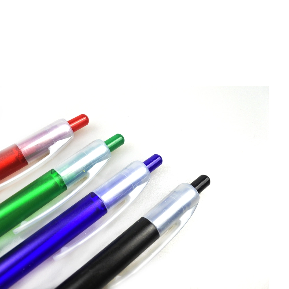 China Office Supply OEM Cheap Plastic Ballpoint Pen with Custom Logo