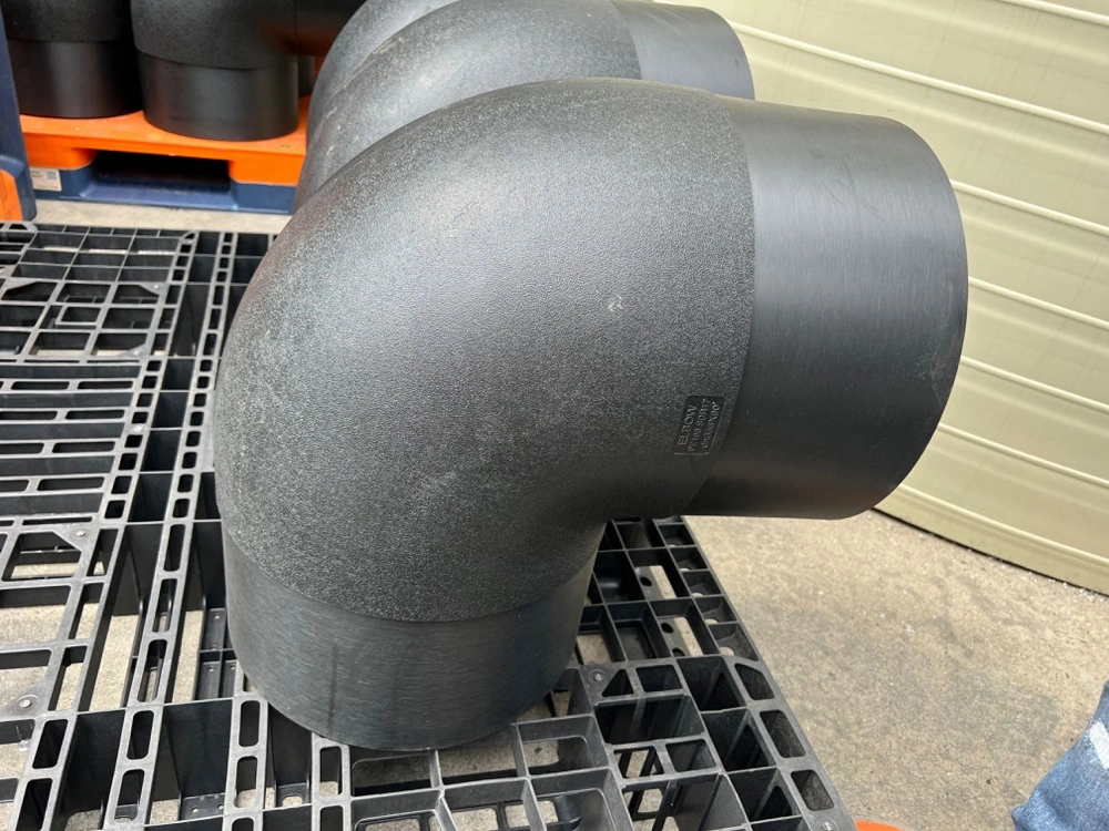 Inch ASTM HDPE Plastic Butt Fusion Pipe Fittings 2'' Equal Tee, Cap, Reducer, 45 Degree Elbow, 90 Degree Elbow, Cross Pipe Fittings/SDR9/SDR11/SDR17 Fittings