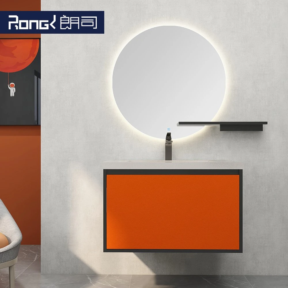 Massivholz Moderne Einfache Wand-Kombination Badezimmer-Schrank