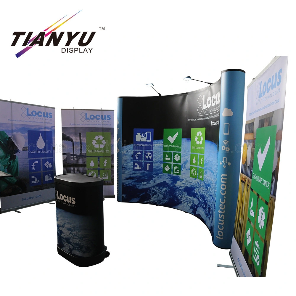 New Arrival Advertising Pop up Aluminum Display Backdrop Banner Stand