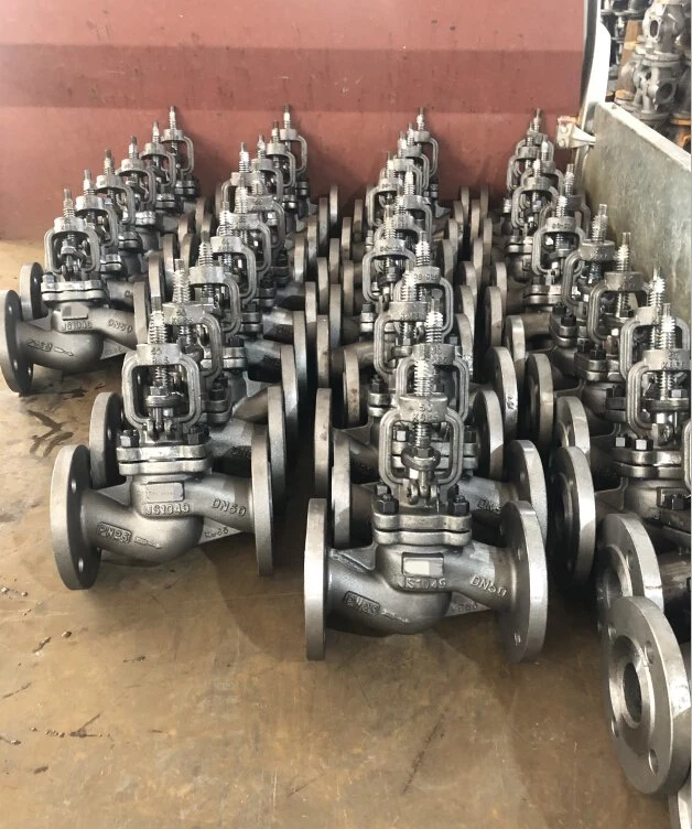 DIN Pn16 Standard Stainless Steel/Carbon Steel/Wcv Flange End/Weld End Industrial Globe Valve