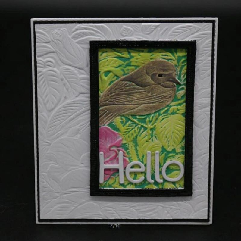 3D Bird Brach Embossing Folder for Card Making