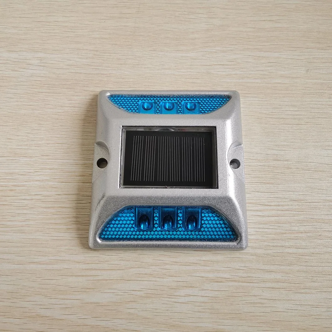 Die Casting Aluminium Solar LED Road Stud with 30tons Compressive Resistance