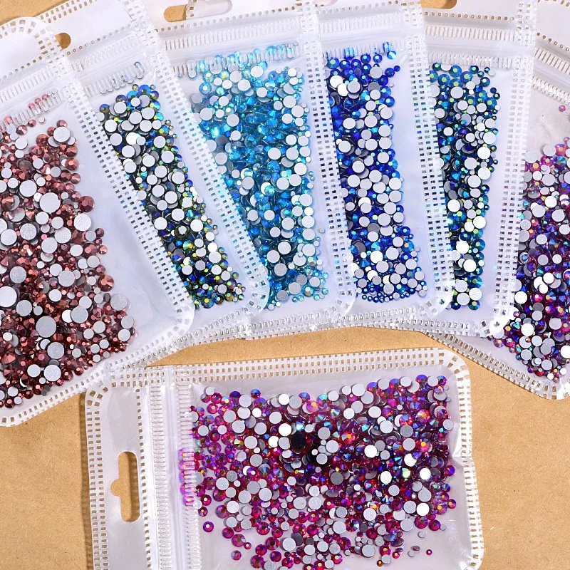 Kingswick New Year Christmas Decoration for Nail Art Accessories Mix Packing Sell Rhinestone