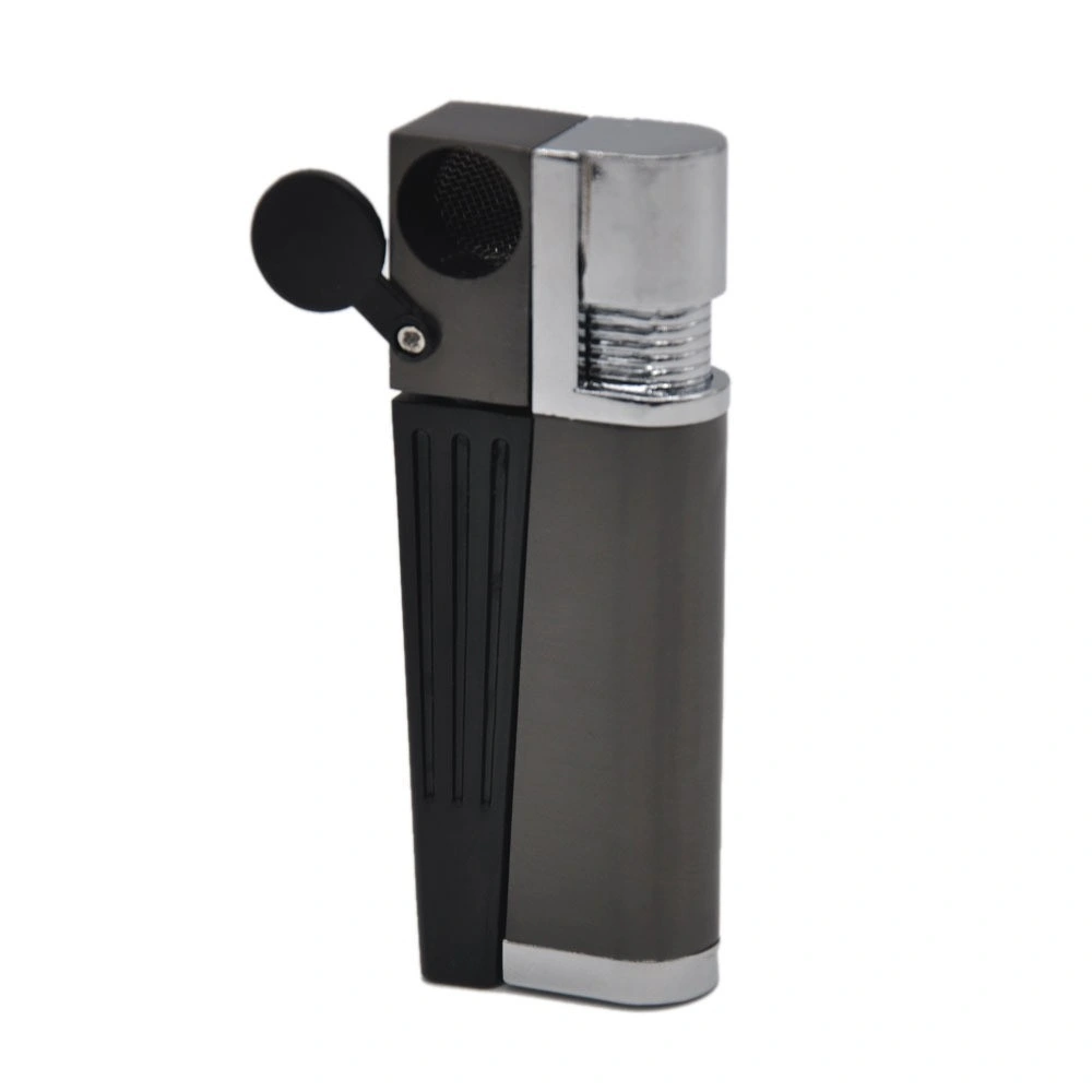 2-in-1 Metal Lighter Pipe Foldable Lighter Pipe Open Flame Multifunction