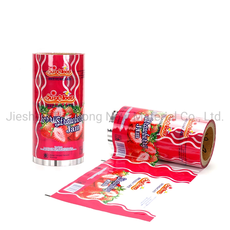 Laminated Plastic Food Packaging Material Aluminum Foil Film for Candy/Snack/Cookie Packaging