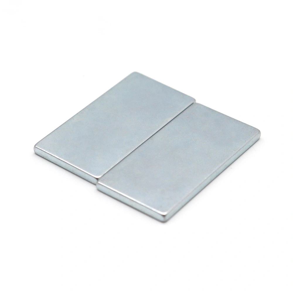 Silver Rectangular Block Magnet Super Powerful Permanent Rare Earth Neodymium Opens in a New Window or Tab