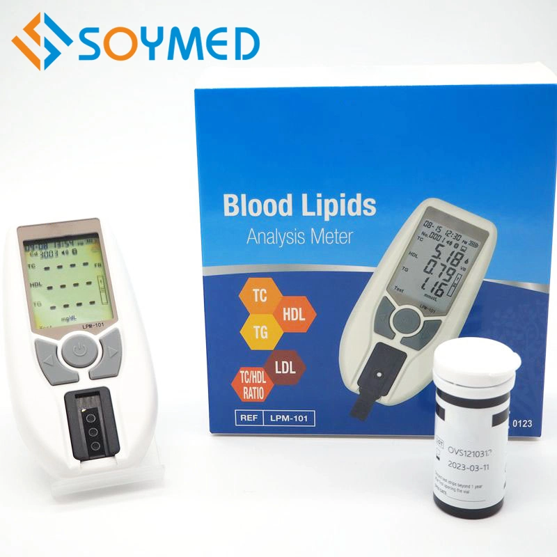 Hospital and Household Usage CE ISO Non-Invasive Blood Glucose Uric Acid and Lipid Profile Test Cholesterol Hemoglobin Meter