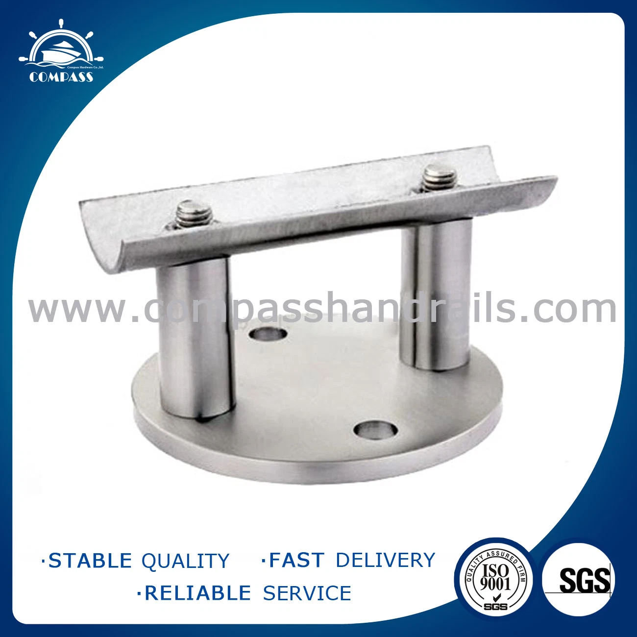 Wholesale/Supplier Inox Stainless Steel Framelss Glass Railing Hardware for Balustrade System