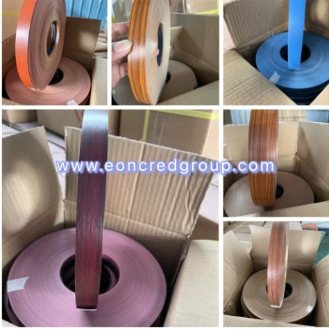 0.4 -3mm High Gloss / Embossing / Wood Grain / Solid Color / Texture and Other Color PVC Edge Sealing Banding