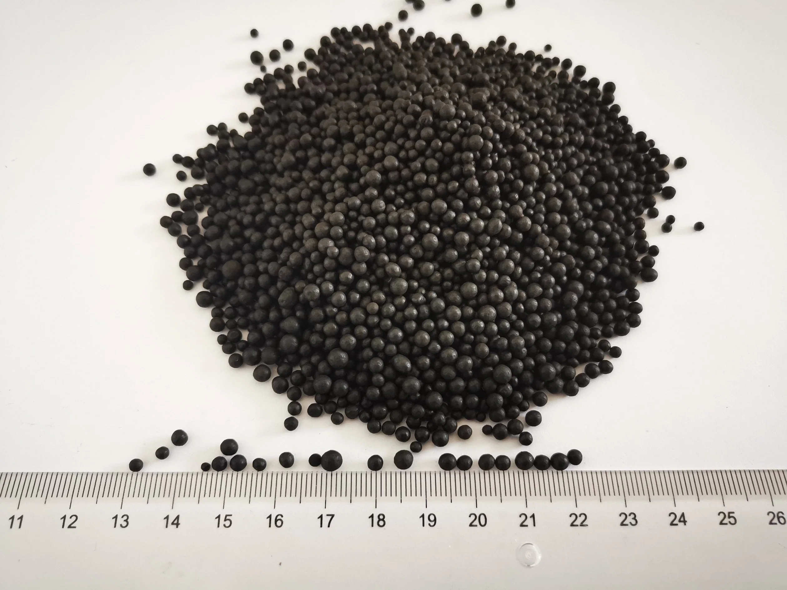 El ácido húmico granular de abonos orgánicos abonos orgánicos fertilizante orgánico de partículas negras fabricante de China