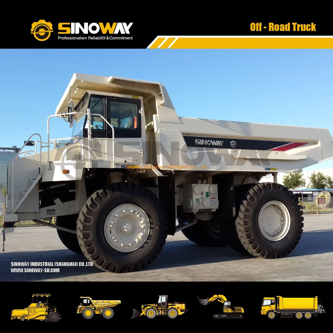 4X2 45ton Mining Rigid Truck with Cummins Engine and Allison Transmission