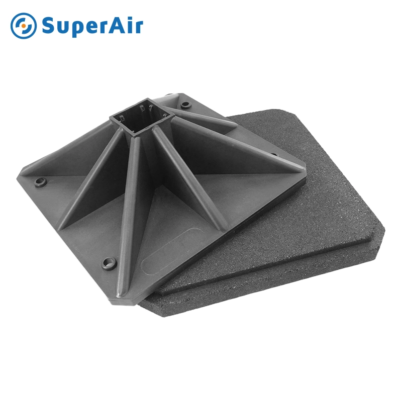 System Support Pyramidal Rubber Support Roofs Air Big Foot Mullti Frame