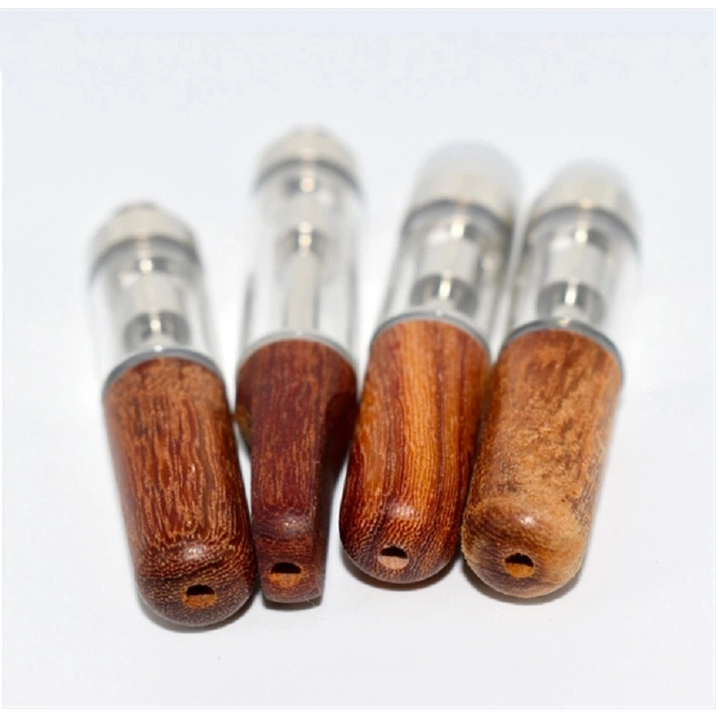 Wholesale/Supplier Custom 510 Thread G5 Wood Drip Tip 0.5ml 1ml 316 Stainless Steel Disposable/Chargeable Vape Pen Cartridge