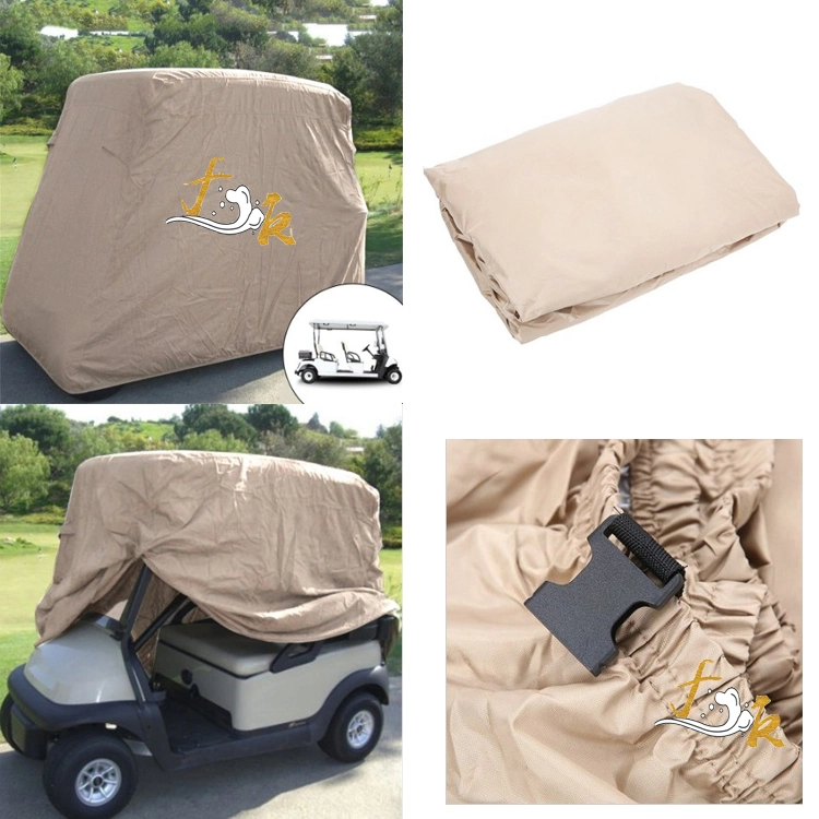 4 Passenger 400d Waterproof Golf Cart Cover Fits Ez Go Club Car YAMAHA, Sunproof Dustproo