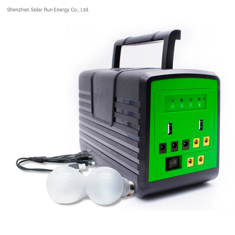 Portable Rechargeable LED Solar Energy Power Battery Charger with Solar Lighting System