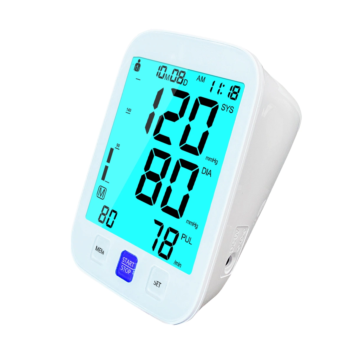 Medical Supply Digital Bp Machine Upper Arm Blood Pressure Monitor with CE/ISO Certificate