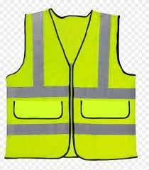 100% Polyester Mesh Safety Reflective Strips Visual Awareness High-Viz Yellow Security Vest