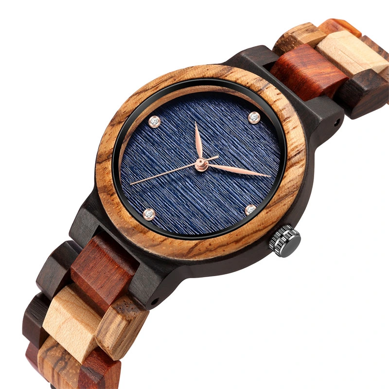 Damen Holz Uhr Farbe Holz Uhr Damen Version der Neues kleines Zifferblatt (CFWT-035)