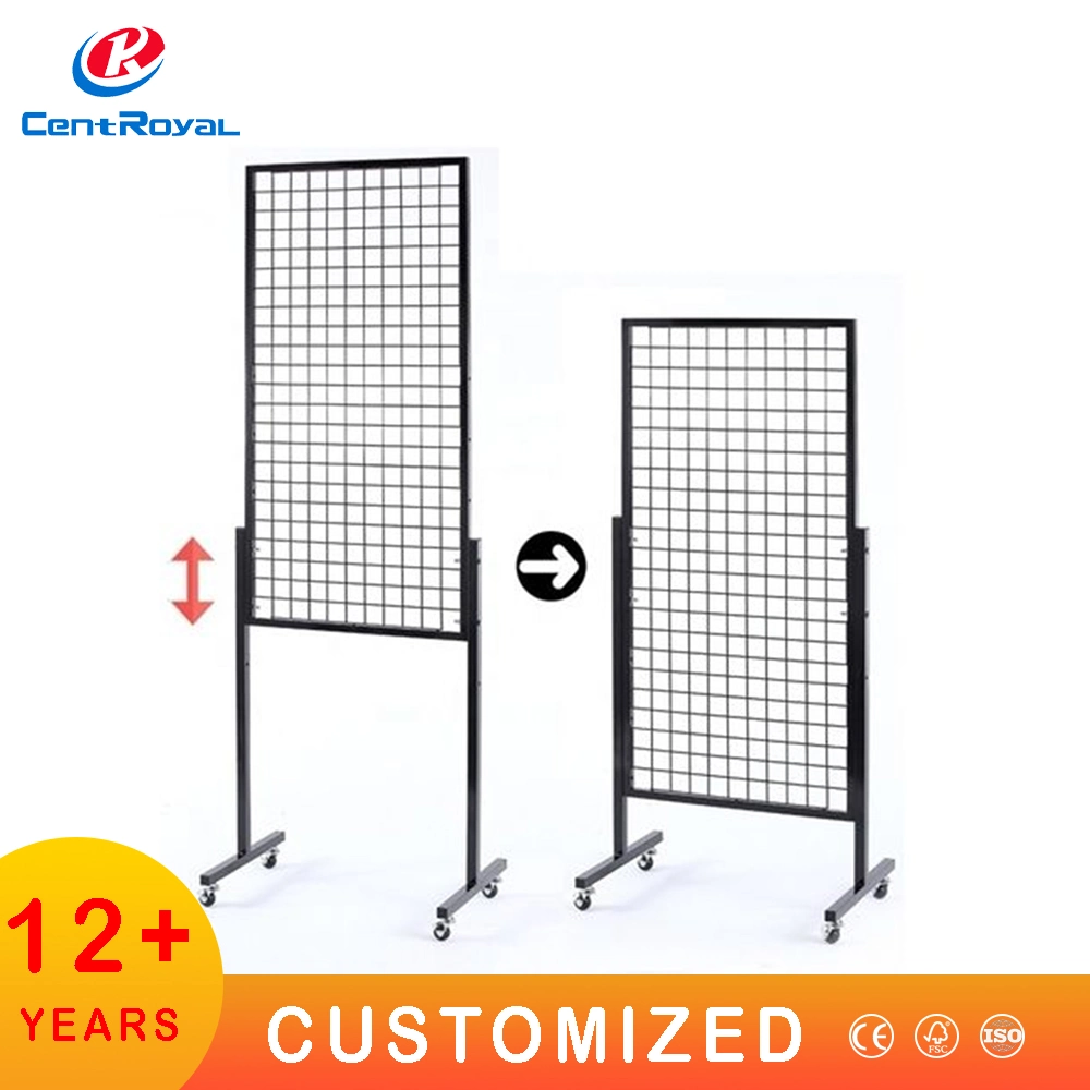 Suporte de tela Jewley para montagem em suporte personalizado em malha metálica Artigos Custom Metal Interlocking Retail Display Stand Floor Stand Potato Apresentação de fichas