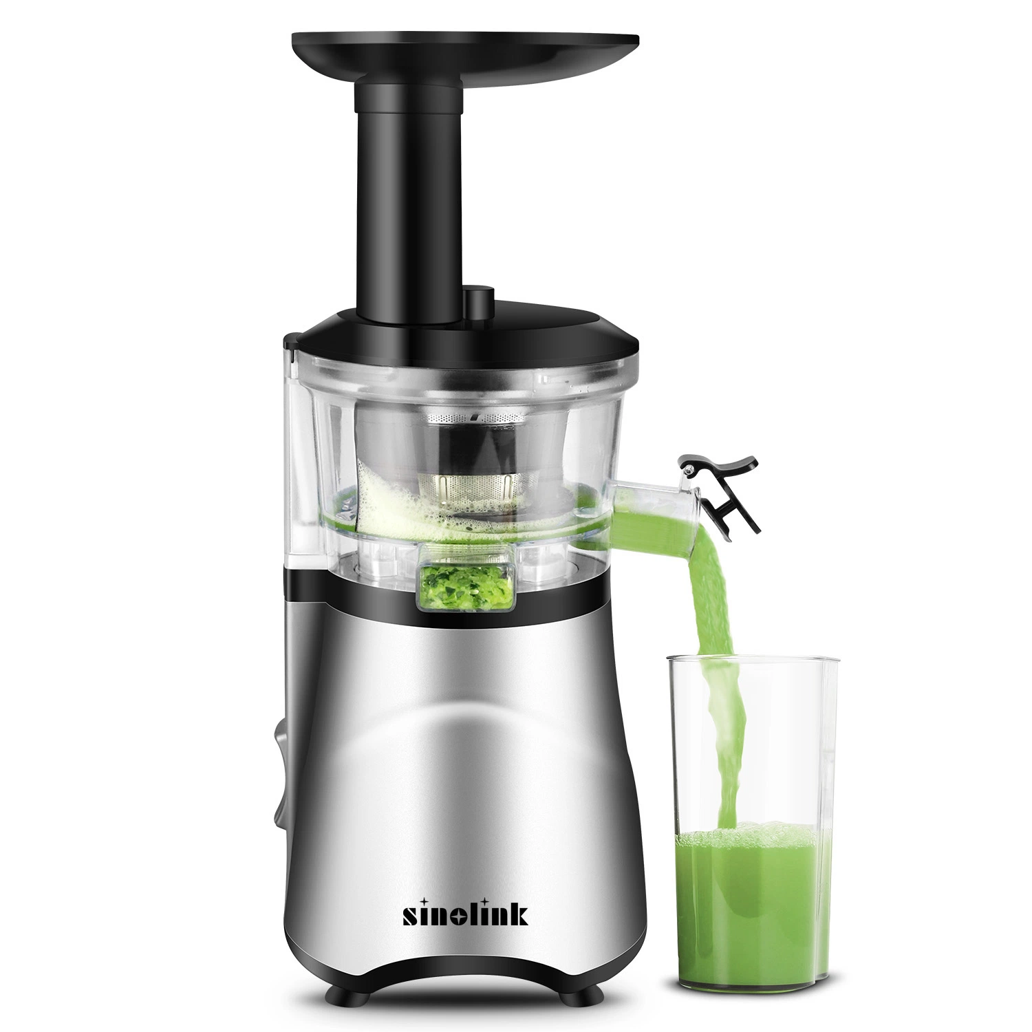 Livre de BPA cozinha elegante Electric Frutas Juicer Lenta