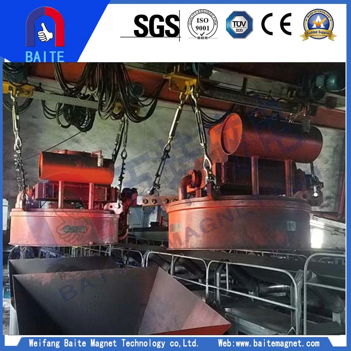 Self Cleaning Electric High Intensity Magnetic Separator for Coal Mining