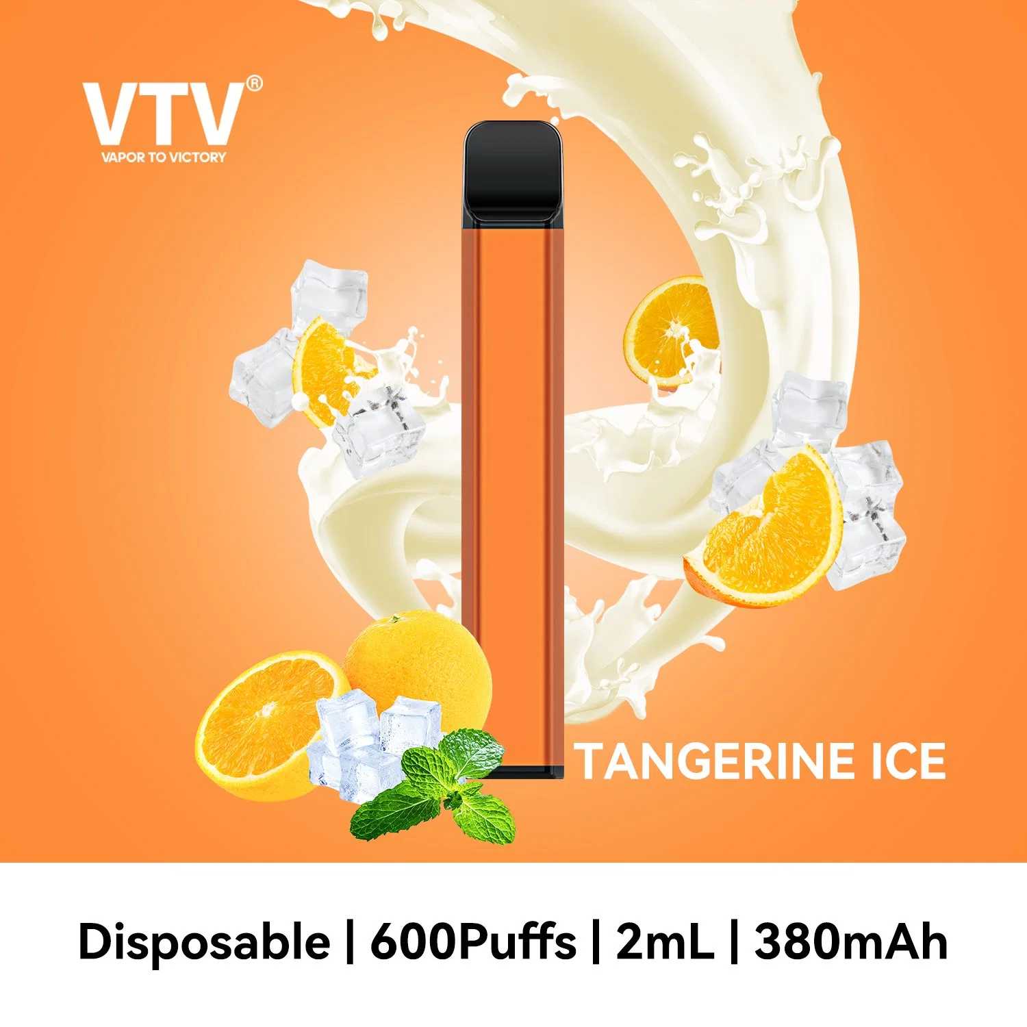 Vtv 2022 OEM Customized Fruit Taste 600 Puffs Disposable Ecigs E Cigarette Germany Price Nicotine Free E Cigarettes Disposable Electronic Cigarette Electronic C