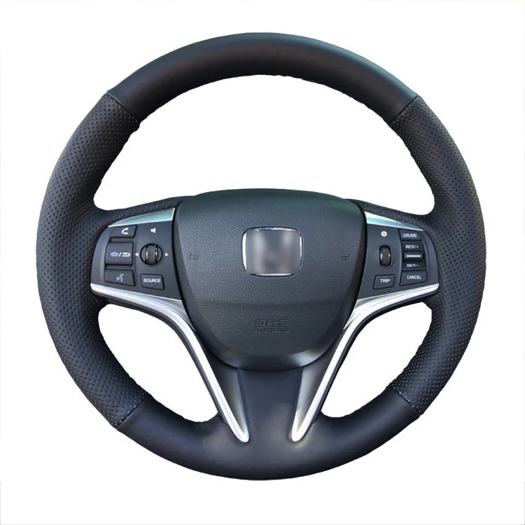 New Arrival Genuine Leather 38cm Luxury Car Vehicle Steering Wheel Cover