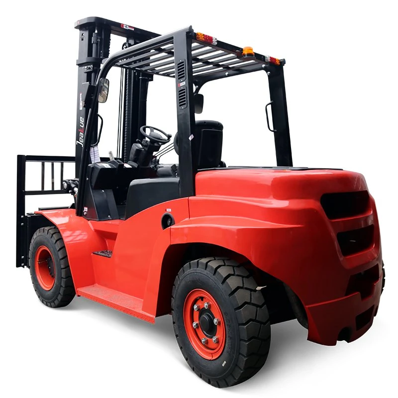 Super Strong Heavy Duty 7ton Diesel Forklift Truck with Air Conditioner Cabin