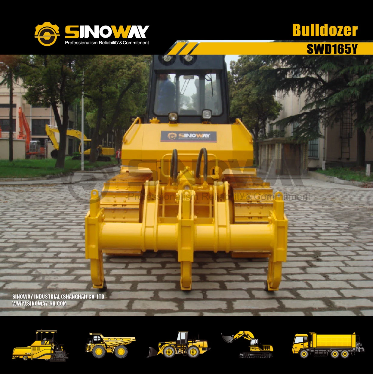 Cat Tech. 165HP Bulldozer 18ton Operating Weight Crawler Dozer