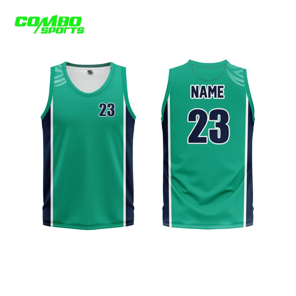2022 Embroidered Youth Stitched Round Neck Sublimation Wholesale/Supplier Men&prime; S Custom Mesh Solid Color Basketball Jersey Uniform Shirts