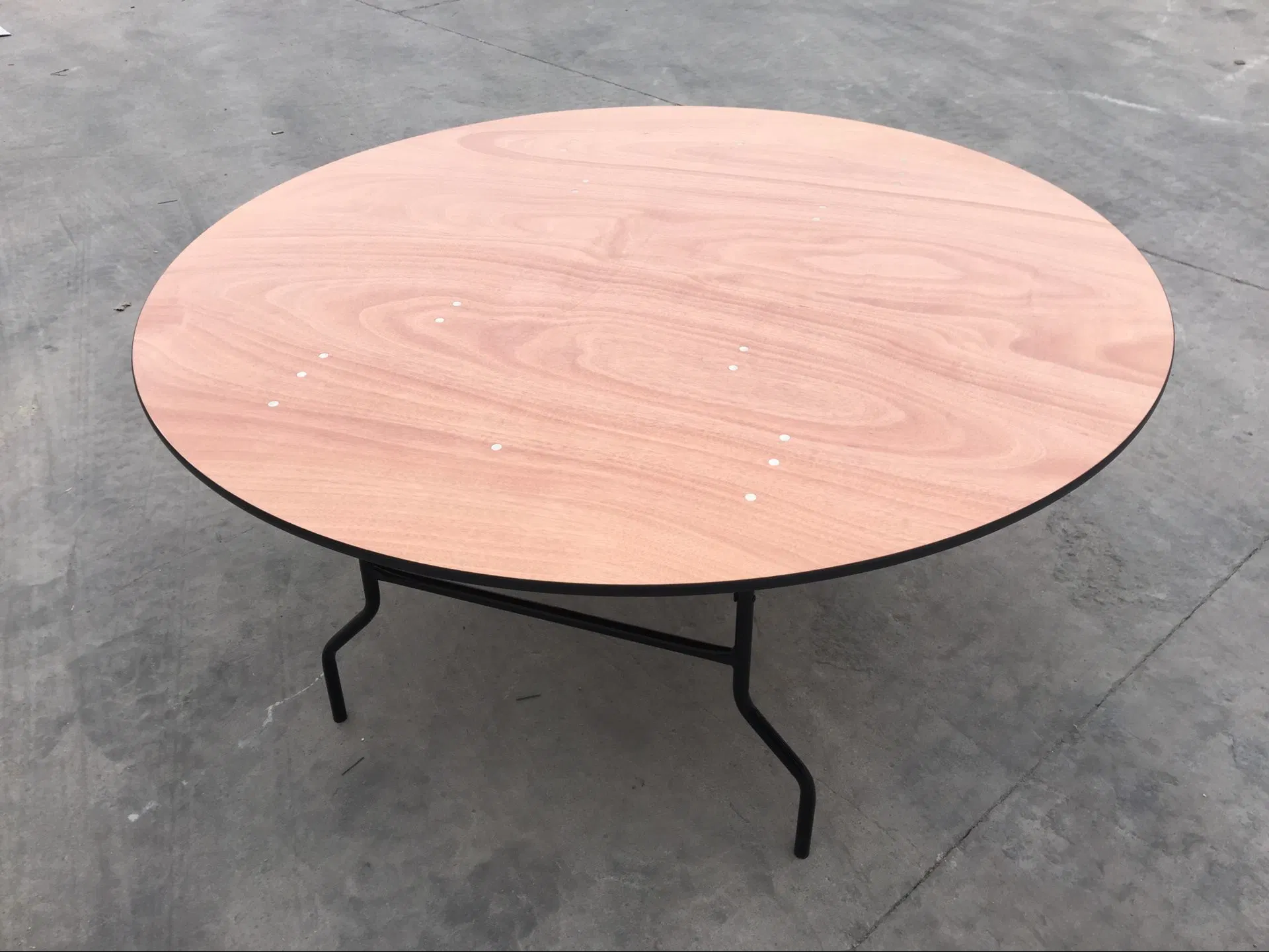 48'' Banquet Round Wood Folding Table