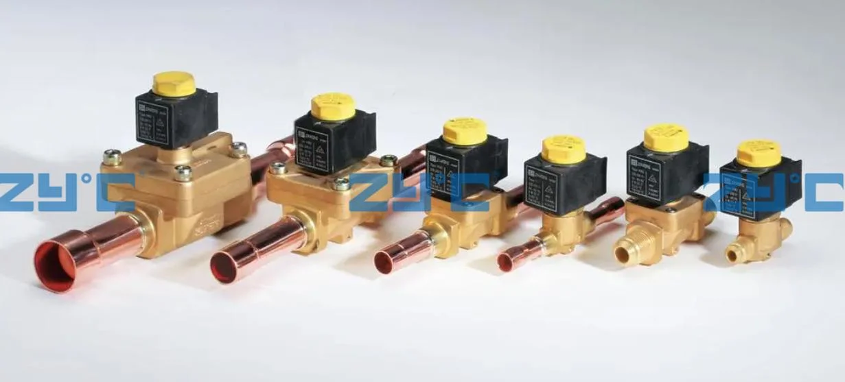 Las válvulas electromagnéticas de la válvula de solenoide para el equipo electrónico utilizado en cámaras frigoríficas