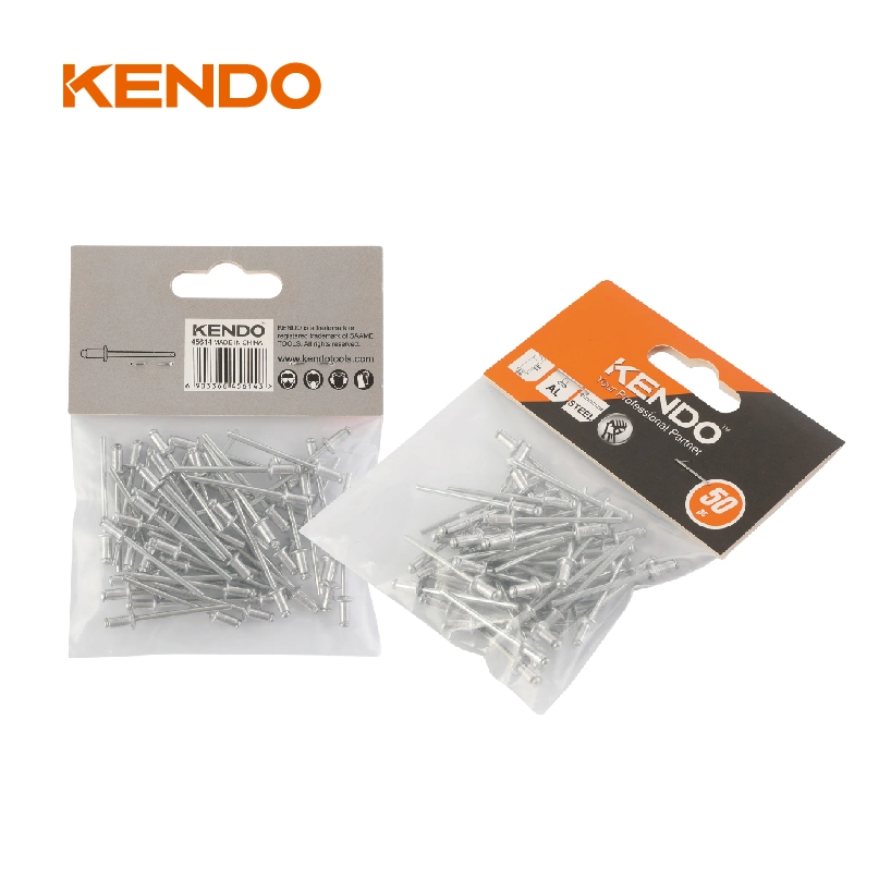 Kendo 50PC remaches ampliamente utilizado en los edificios, barcos, aviones, máquinas, muebles y otros productos