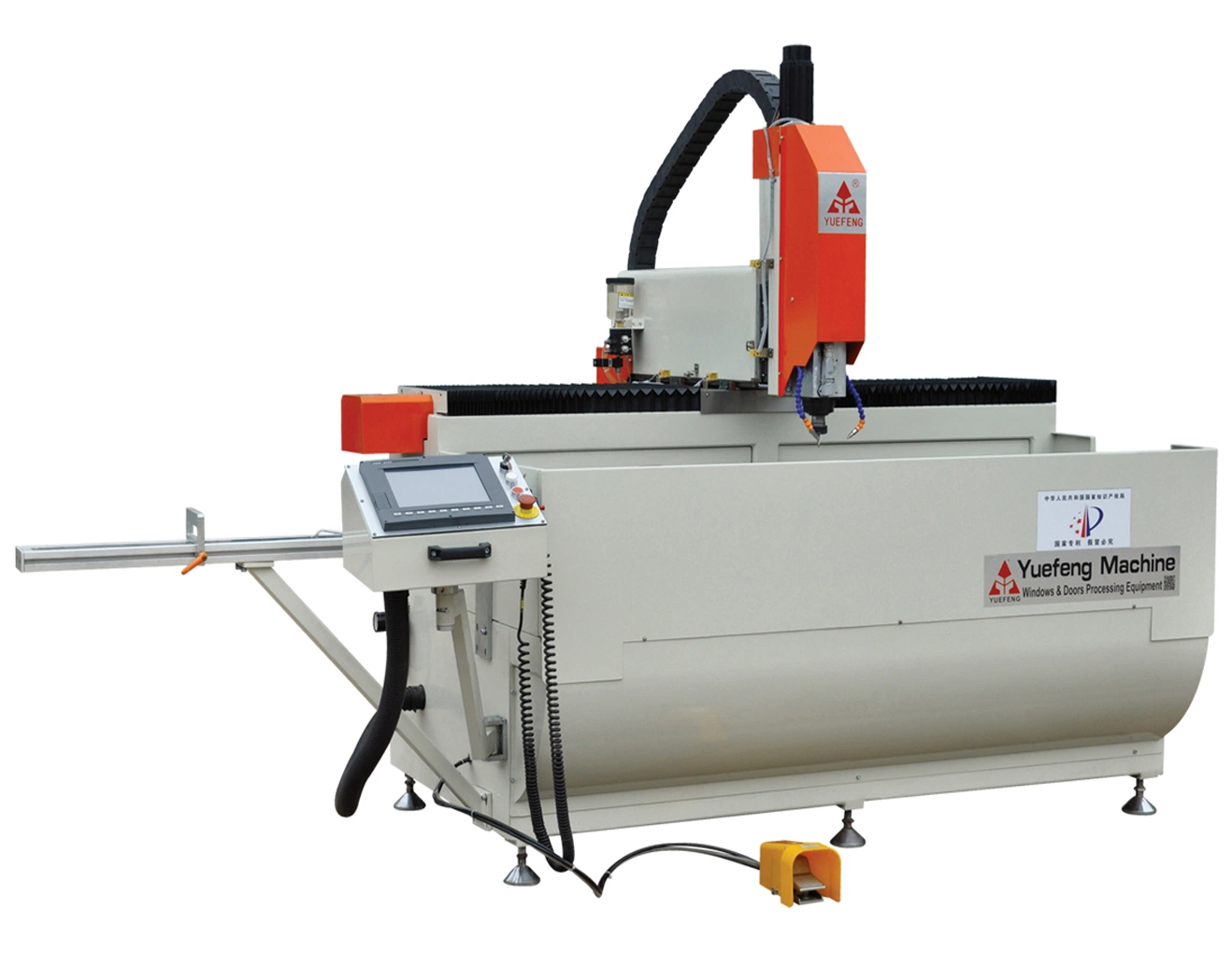 CNC Milling Drilling Machine for Aluminun and UPVC Window Lock Holes