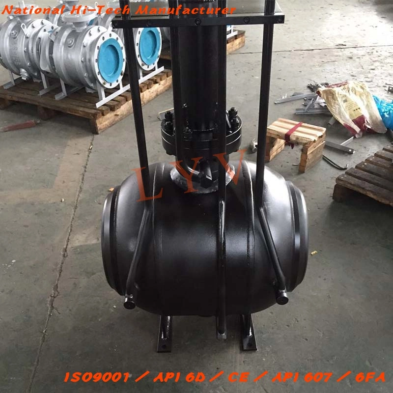 Fully Welded Forged Steel Big Pipeline Ball Valve with Pup