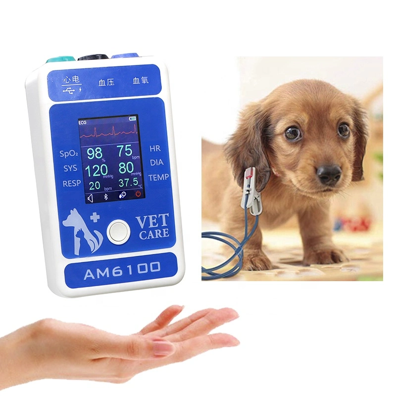 SpO2 Pulse Rate Monitor Lithium Battery Portable Portable Veterinary Monitor