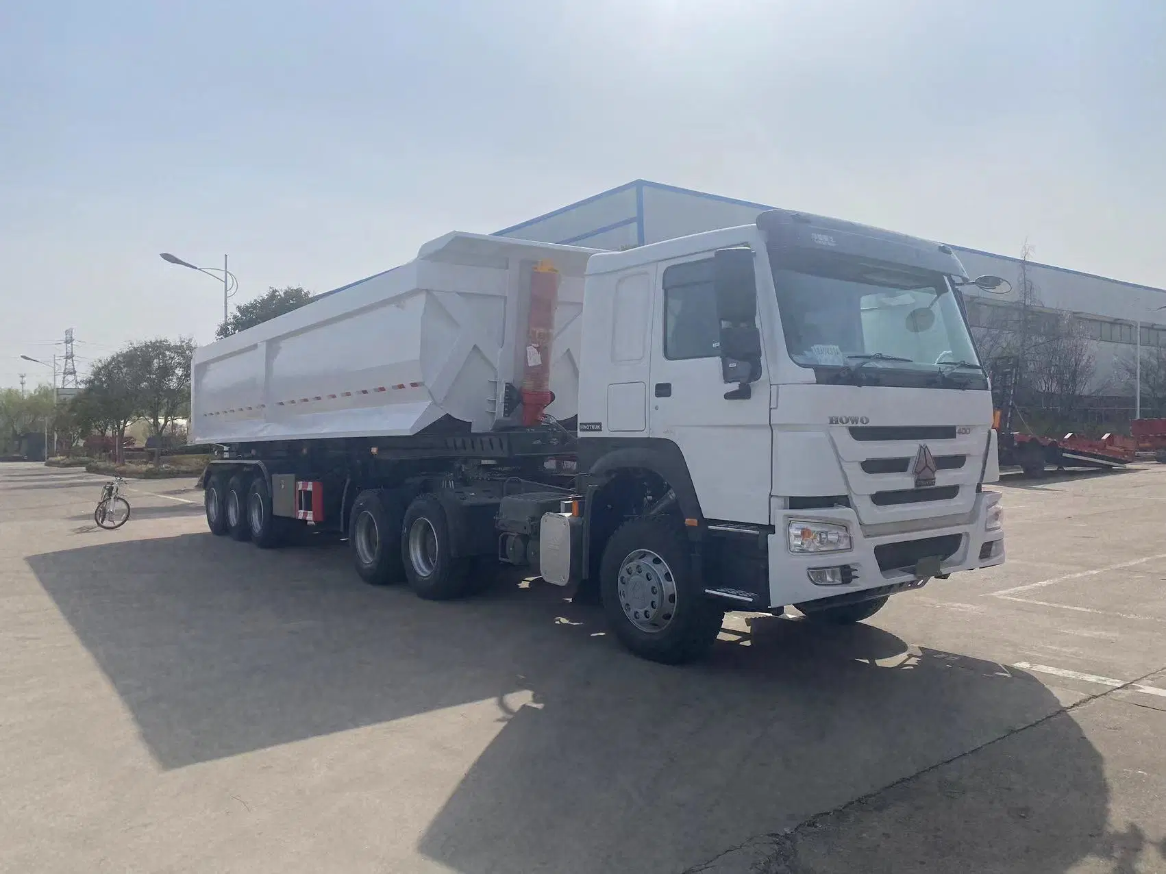 Neue und gebrauchte 2axle 3 Achse 4axle 5axle 6axle 30ton 40ton 50ton 80ton 100ton Dump Semi Trailer Alle Arten von Traktoren Sind Standard