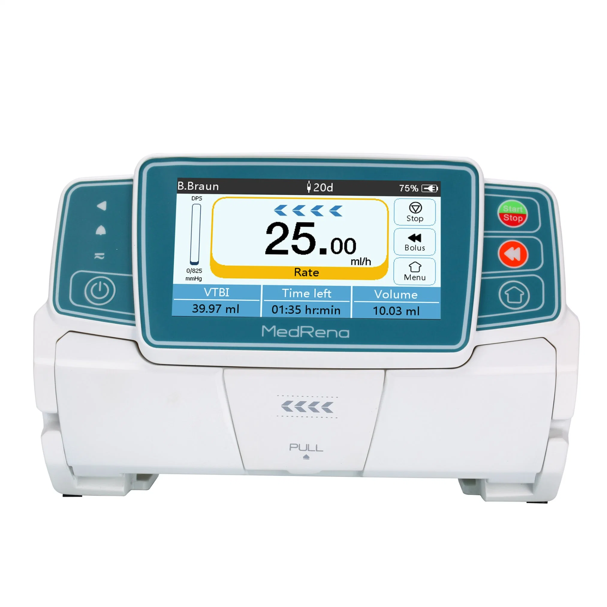 Infusion Pump Syringe Pump Touch Screen Portable Stackable CE Marked