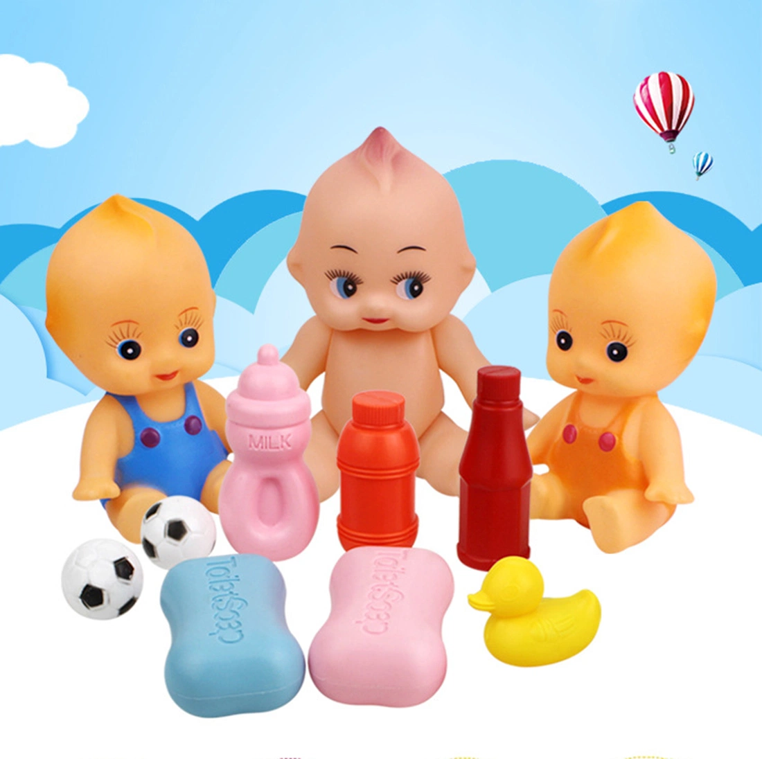 Wholesale/Supplier Baby Bath Gum Sound Toy Children Carton Splashing Vocal Bath Toy