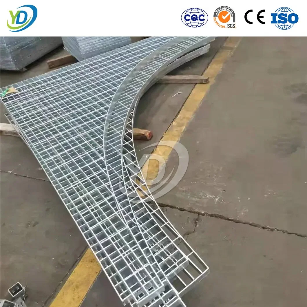 Rejilla de acero normal Yeeda Piscina de fabricación China Rejilla de PVC de 2 pulgadas x 3/16 de pulgada de rejilla galvanizada