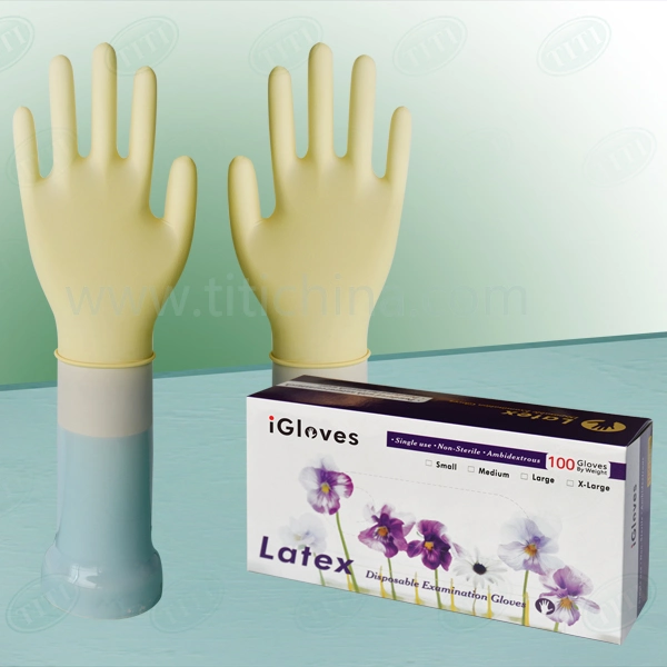 Malaysia Price Medical Grade Disposable Latex Examination Gloves