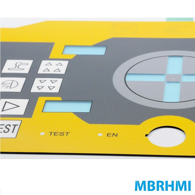 Colorful Pet/PC Overlay Membrane Switch for Leaning Machine1