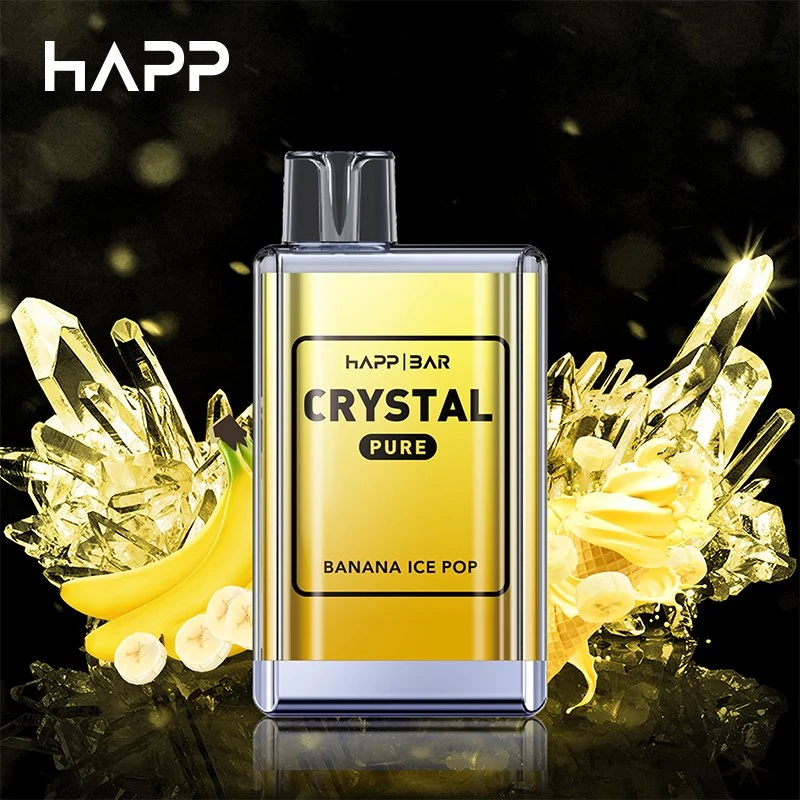 Happ Bar Crystal 6000 Puffs 12ml 1500mAh Disposable/Chargeable Vaporizer Vapes Pen Whplesale I Vape