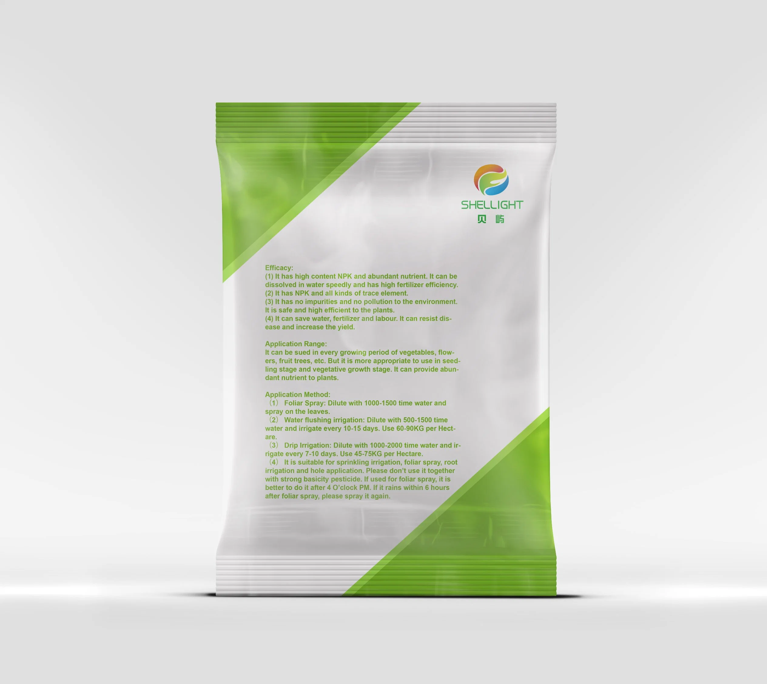 Polvo Soluble en agua con NPK abonos NPK 20-20-20