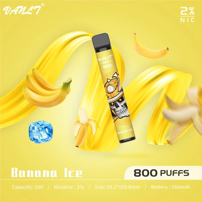 800 Puffs Vanlt Spainish мини-Lux Электронные сигареты предварительно заполненным одноразовые пакетики