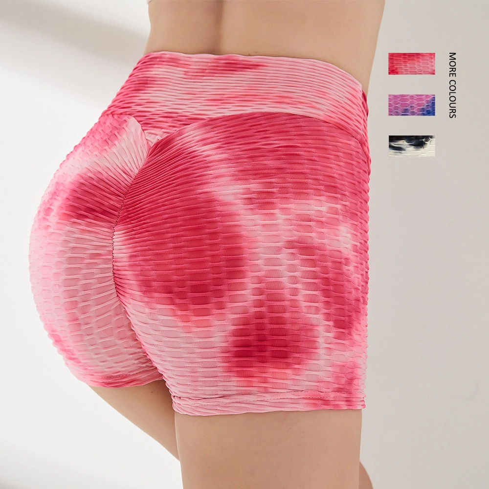 Guangzhou Wholesale/Supplier Women Sexy Gym Womens Shorts Fitness Sport Scrunch Butt Booty Yoga Shorts